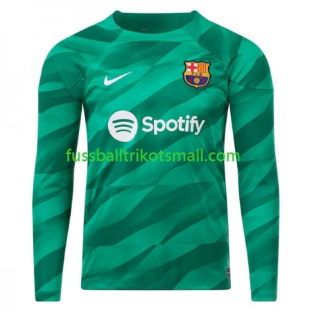 Fußballtrikots FC Barcelona Torwart 2023-2024 Langarm Heimtrikotsatz kaufen